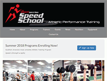Tablet Screenshot of desertspeedschool.com
